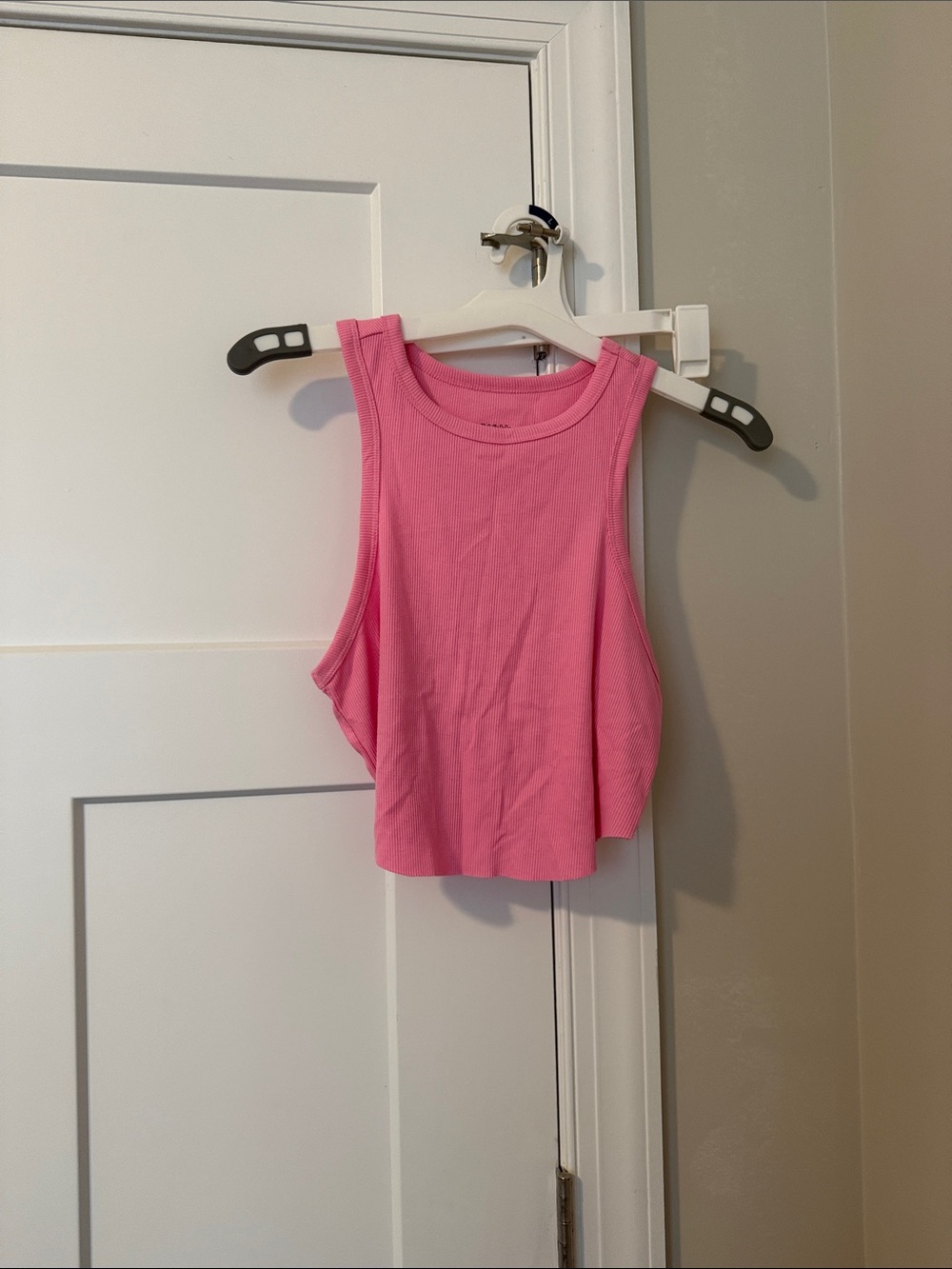 wild fable Pink Ribbed Cropped Tank